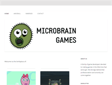 Tablet Screenshot of microbraingames.com